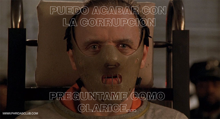 Hannibal Lecter puede acabar con la corrupción